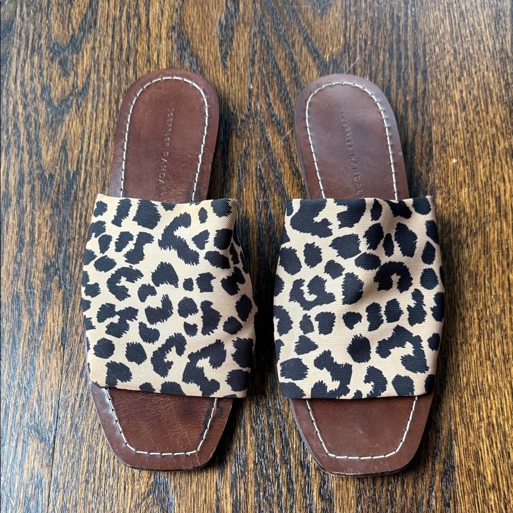 Loeffler Randall Daria stretch square toe slides - Picture 6 of 13
